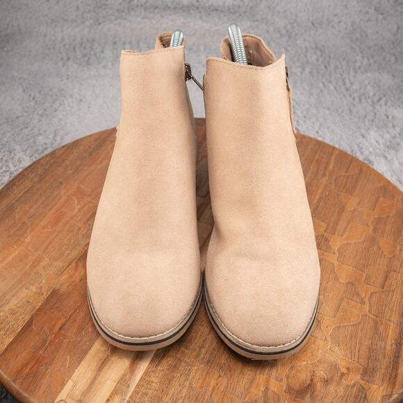 Blondo Boots Womens‎ 8.5 M Ankle Bootie Waterproof Brown Suede Leather B6269295 - Picture 2 of 9